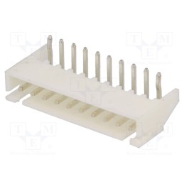50 pcs : A2501WR-10P1 - Socket, wire-board, male, A2501, 2.5mm, PIN: 10, THT, 250V, 3A, tinned