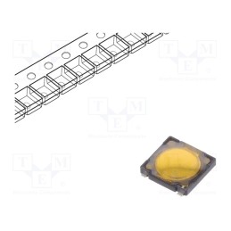 50 pcs : PTS530GS065SMTRLFS - Microswitch TACT, SPST-NO, Pos: 2, 0.05A/12VDC, SMT, 6N, 4.5x4.5mm