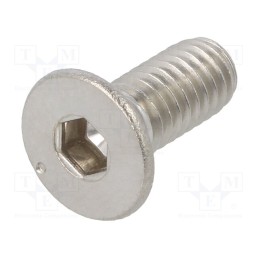 500 pcs : 3807416 - Screw, M4x10, 0.7, Head: countersunk, hex key, HEX 2,5mm, DIN 7991