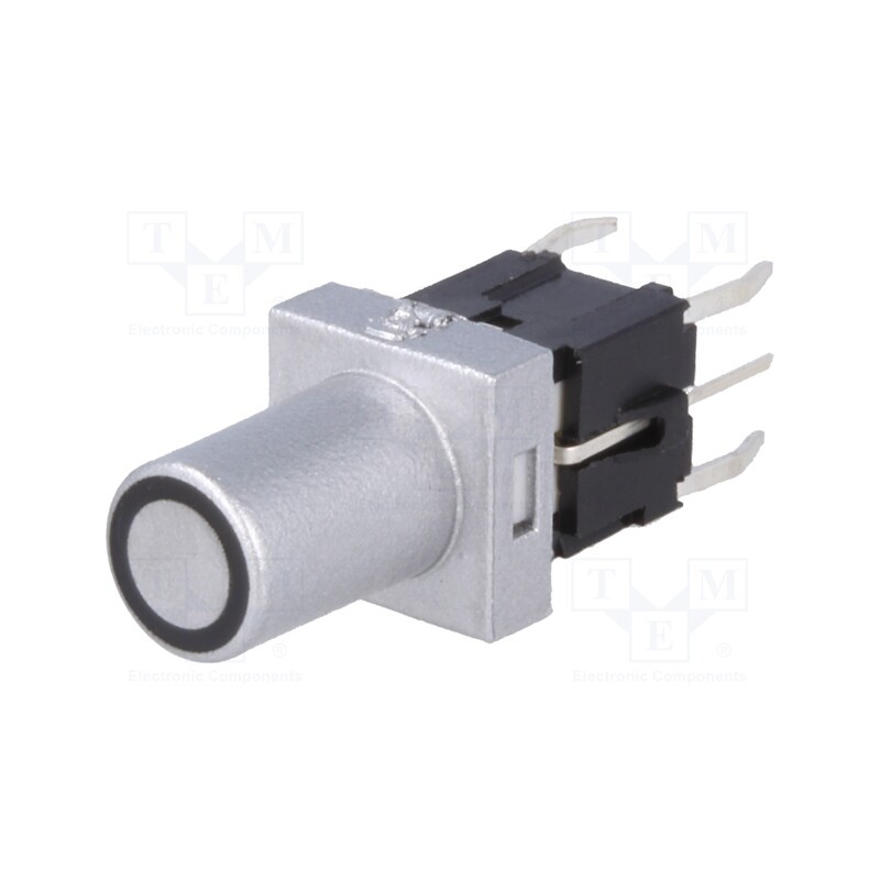 10 pcs : PB6149L-5-102 - Switch: keypad, Pos: 2, SPST-NO, 0.05A/12VDC, silver, LED, white, THT