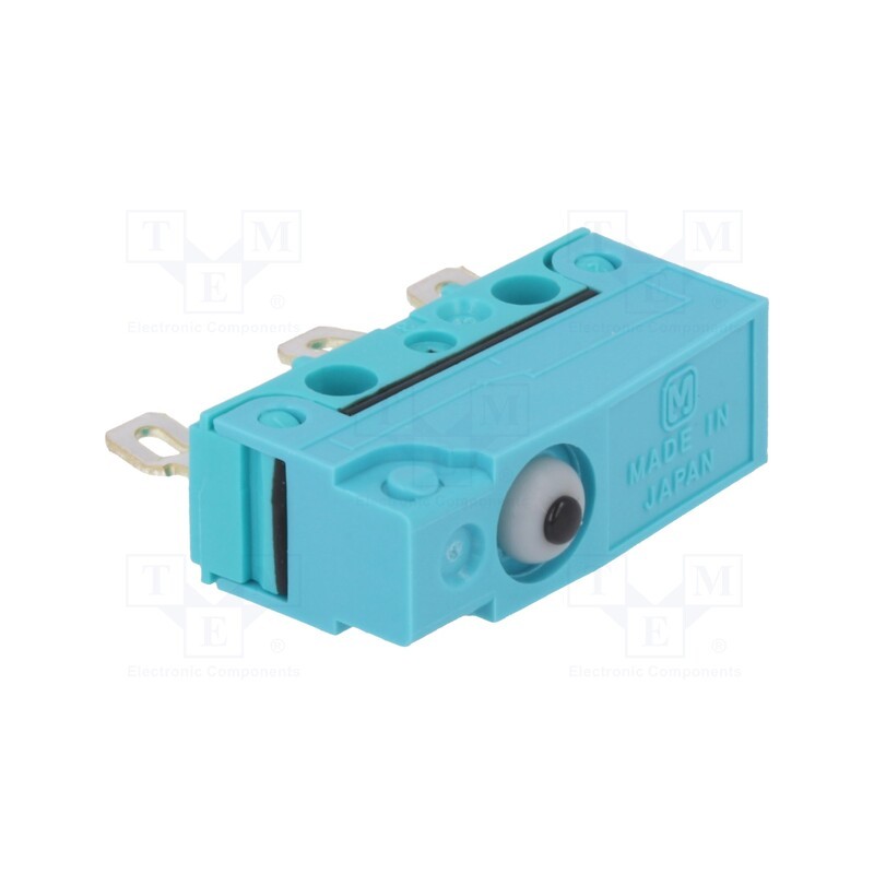 10 pcs : ABS141050 - Microswitch SNAP ACTION, 2A/250VAC, 2A/30VDC, without lever