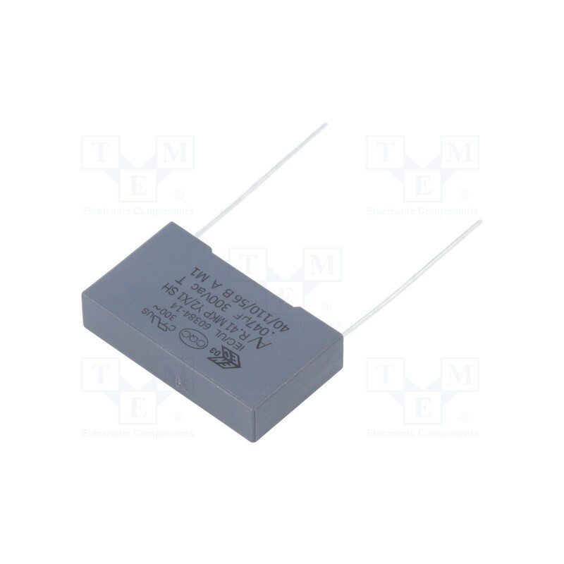 10 pcs : R413N247050T0K - Capacitor: polypropylene, 47nF, 26.5x6x15mm, THT, ±10%, 22.5mm