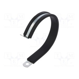 10 pcs : LKD1529 - Fixing clamp, ØBundle : 60mm, W: 13mm, steel, Cover material: EPDM