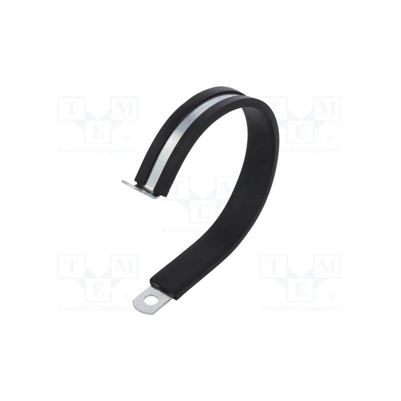 10 pcs : LKD1529 - Fixing clamp, ØBundle : 60mm, W: 13mm, steel, Cover material: EPDM