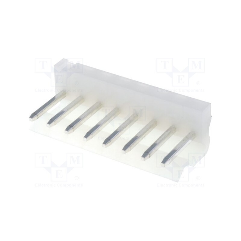 20 pcs : A3960WV-08P - Socket, wire-board, male, 3.96mm, PIN: 8, THT, 250V, 7A, tinned, 10mΩ