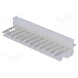 10 pcs : A3960WV-12P - Socket, wire-board, male, 3.96mm, PIN: 12, THT, 250V, 7A, tinned, 10mΩ