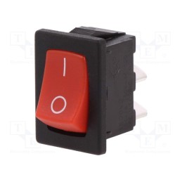 10 pcs : H8600VBBR076W - ROCKER, SPST, Pos: 2, ON-OFF, 10A/250VAC, 10A/28VDC, none, 8600