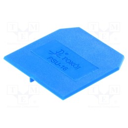 10 pcs : A41-0306 - End/partition plate, blue, Width: 1.5mm, polyamide, -25÷100°C