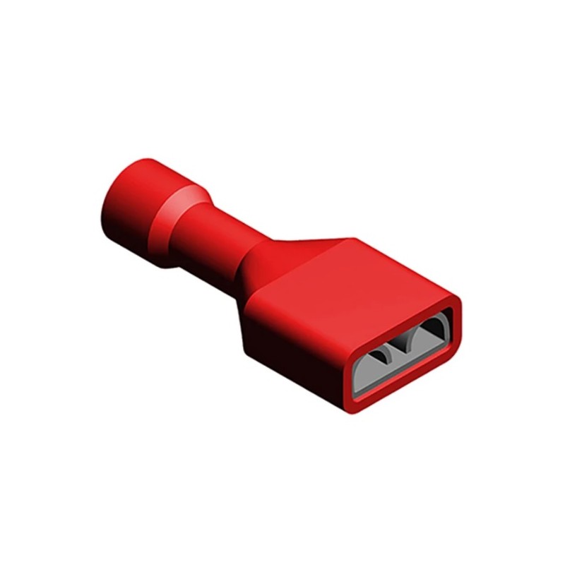 20 pcs - Molex 19003 Insulated Female Spade Connector, Receptacle, 6.35 x 0.81mm Tab Size