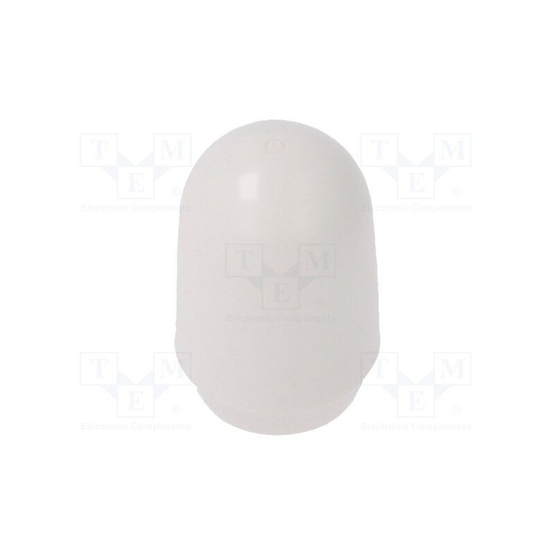 10 pcs : C 2110 - Cap, push-in, Mat: PVC, Body: white, Illumin: none, MTG