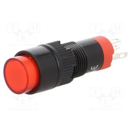10 pcs : LAS3Y-11Z/6/R - Switch: push-button, Pos: 2, SPDT, 0.5A/250VAC, 1A/24VDC, ON-ON