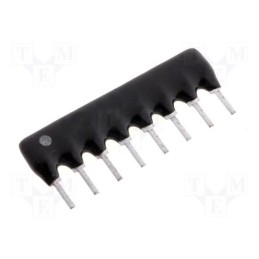 20 pcs : RNLB08G0472B0E - Resistor network: Y, THT, 4.7kΩ, ±2%, 0.2W, No.of resistors: 4, 100V