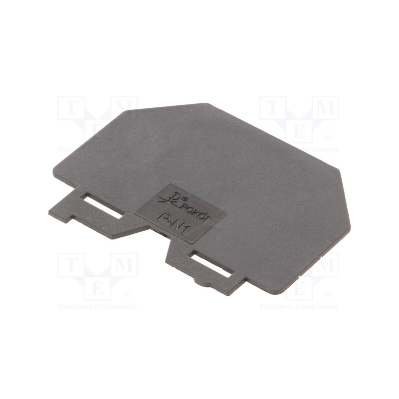 10 pcs : A41-8213 - Separating plate, black, Width: 1mm, polyamide, -25÷120°C, UL94V-0