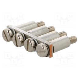 10 pcs : A42-0A13 - Screw bridge, ways: 4, ZG-G2.5,ZUG-G2.5