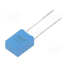 10 pcs : B32529C0105J289 - Capacitor: polyester, 1uF, 40VAC, 63VDC, 5mm, ±5%, 7.3x9.5x4.5mm