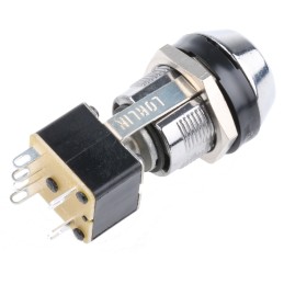 1 pcs - Key Switch, DPDT, 4 A @ 250 V ac 1-Way Flat-Key