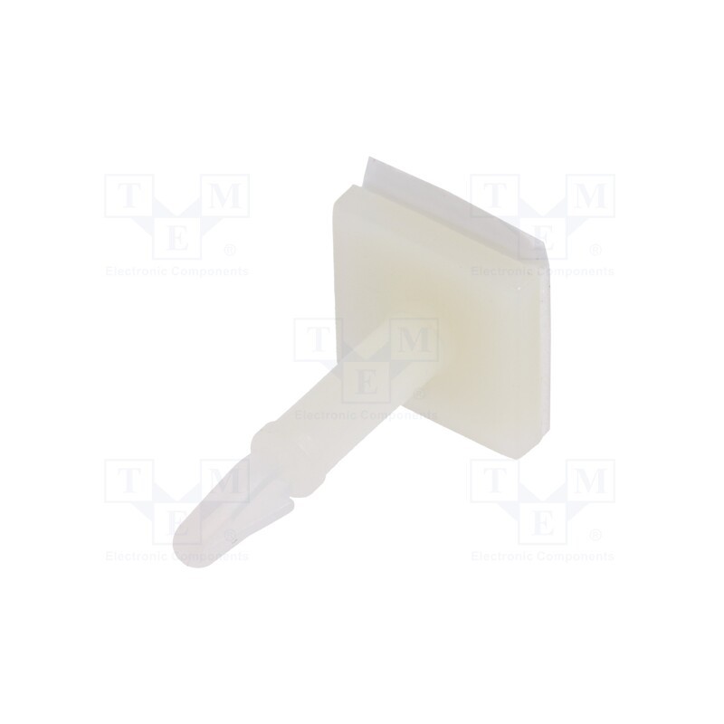 50 pcs : 8GB07V41023 - PCB distance, polyamide, L: 15.9mm, self-adhesive,snap fastener