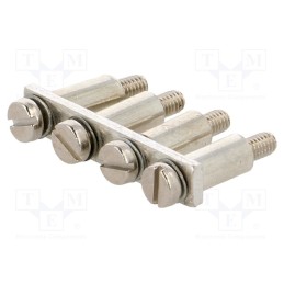 10 pcs : A42-0B13 - Screw bridge, ways: 4, ZG-G4,ZUG-G4