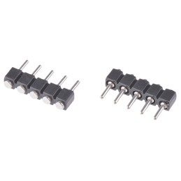 5 pcs - Preci-Dip Straight Surface Mount Pin Header, 5 Contact(s), 2.54mm Pitch, 1 Row(s), Unshrouded