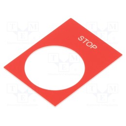 10 pcs : ZB2BY2304 - Label, control station