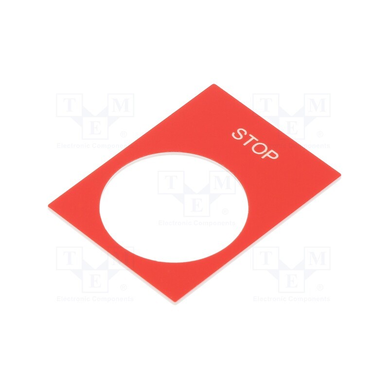 10 pcs : ZB2BY2304 - Label, control station