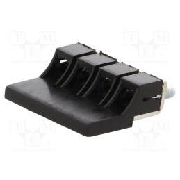 10 pcs : A42-5133 - Screw bridge, ways: 4, black, ZUG-2,5