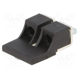 10 pcs : A42-5313 - Screw bridge, ways: 2, black, ZUG-6