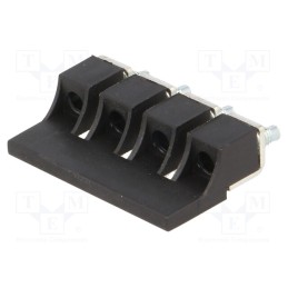 10 pcs : A42-5333 - Screw bridge, ways: 4, black, ZUG-6