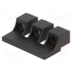 10 pcs : A42-5423 - Screw bridge, ways: 3, black, ZUG-10