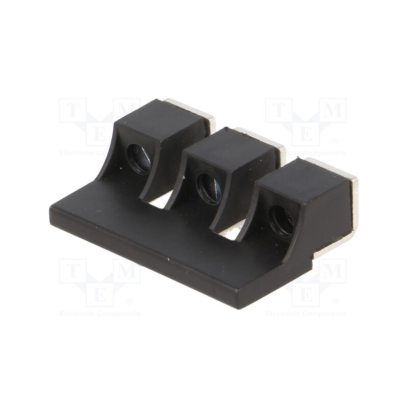 10 pcs : A42-5423 - Screw bridge, ways: 3, black, ZUG-10