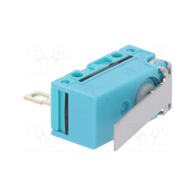 10 pcs : ABJ141260 - Microswitch SNAP ACTION, 2A/125VAC, 2A/30VDC, with lever, SPDT