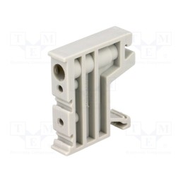 10 pcs : A44-1208 - Holder, grey, Width: 10mm, polyamide, TS35, -25÷120°C, UL94V-0