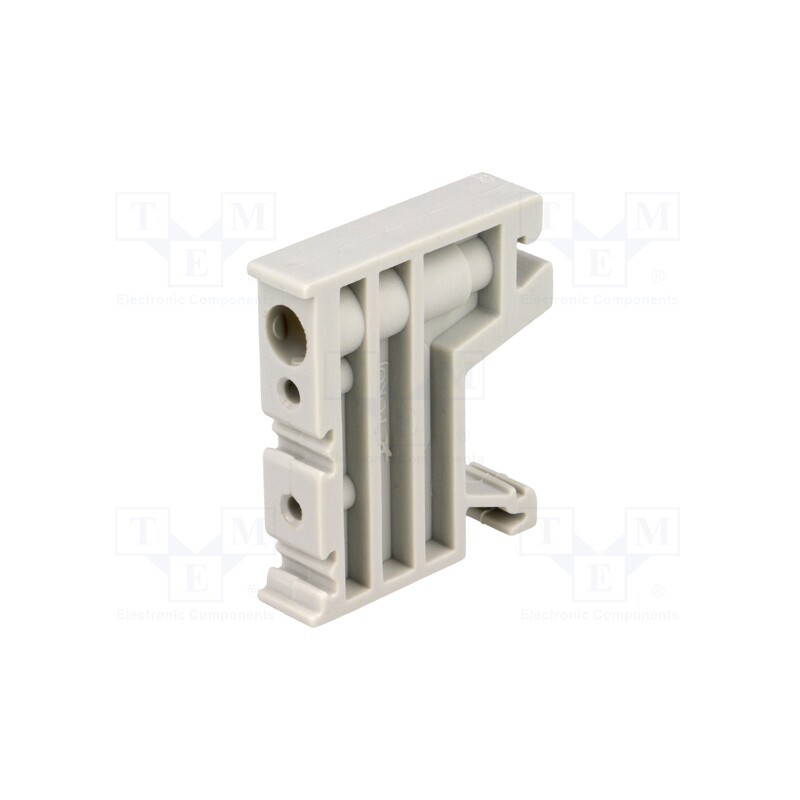 10 pcs : A44-1208 - Holder, grey, Width: 10mm, polyamide, TS35, -25÷120°C, UL94V-0