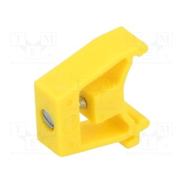 10 pcs : A44-3001 - Holder, yellow, Width: 8.6mm, polyamide, TS15, -25÷100°C