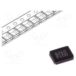 10 pcs : QT325G-26.000MEEV-T - Resonator: quartz, 26MHz, ±10ppm, 8pF, SMD, 3.2x2.5x0.8mm