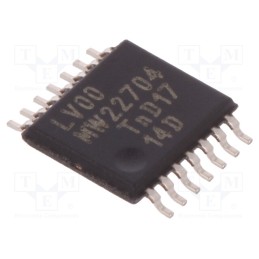 10 pcs : 74LV00PW,112 - IC: digital, NAND, Ch: 4, IN: 2, TTL, SMD, TSSOP14, 1÷5.5VDC, -40÷125°C