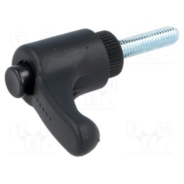 10 pcs : ERX.30 P-M5X20-C1 - Lever, adjustable, Thread len: 20mm, Lever length: 30mm, -30÷130°C