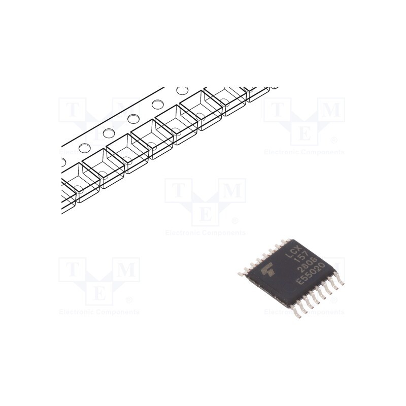 10 pcs : 74LCX157FT(AJ) - IC: digital, multiplexer, SMD, TSSOP16, LCX, 1.65÷3.6VDC,