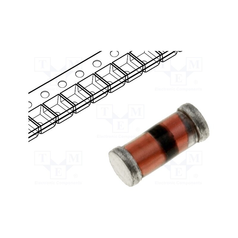50 pcs : LL4448 L1 - Diode: switching, SMD, 75V, 0.15A, 4ns, MiniMELF glass, Ufmax: 1V
