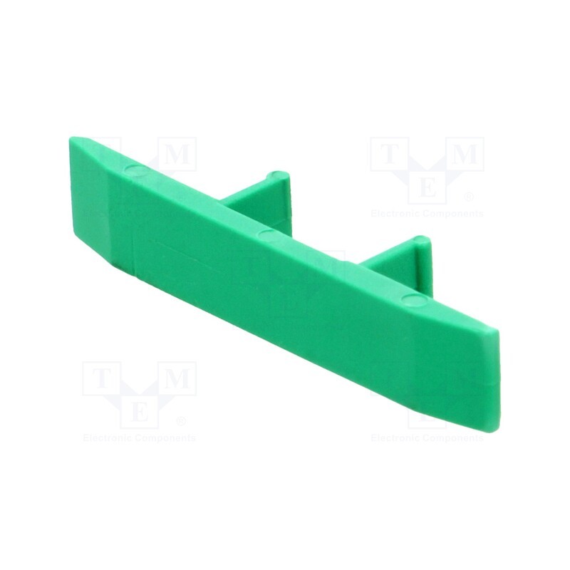 10 pcs : A99-5225 - Protection, green, Width: 6.4mm, polyamide, -25÷120°C, UL94V-0