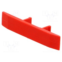 10 pcs : A99-5227 - Protection, red, Width: 6.4mm, polyamide, -25÷120°C, UL94V-0, ZUG-4