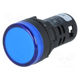 10 pcs : L22 24VDC BL - Control lamp, 22mm, L22, -20÷60°C, Illumin: LED, 24VDC, Ø22.5mm