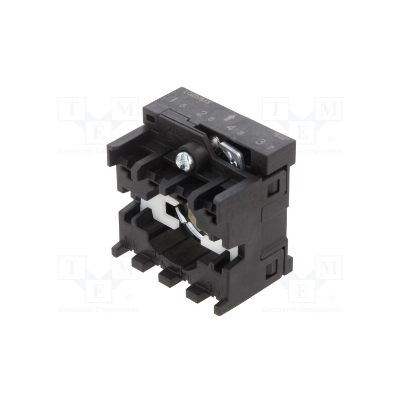 10 pcs : 3SU1500-0BA10-0AA0 - Mounting unit, 22mm, front fixing, for 4-contact elements