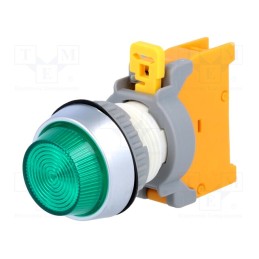 10 pcs : PLN22A G W/0 LAMP - Control lamp, 22mm, PLN22, -20÷60°C, Illumin: BA9S,filament lamp