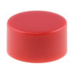 50 pcs : 862.8103 - Button, 10mm, round, red, 1241.16