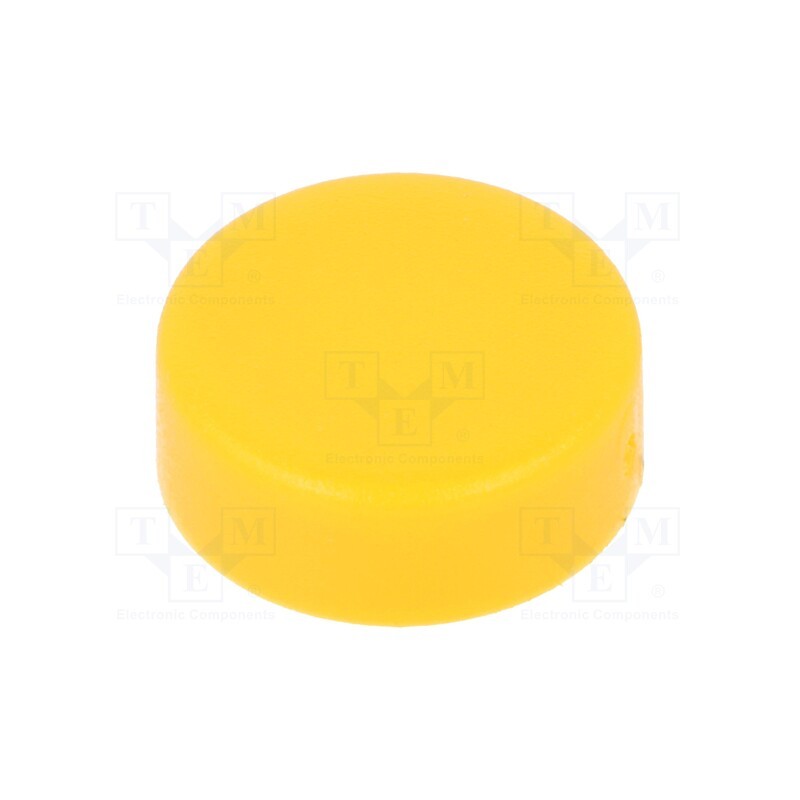 50 pcs : 862.8101 - Button, 8.5mm, round, yellow, 1241.16