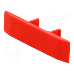 10 pcs : A99-5527 - Protection, red, Width: 8.2mm, polyamide, -25÷120°C, UL94V-0, ZUG-6