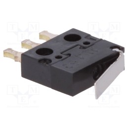 10 pcs : AV4024 - Microswitch SNAP ACTION, 0.5A/30VDC, with lever, SPDT, ON-(ON)