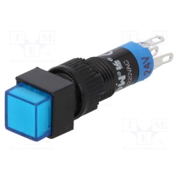 10 pcs : LAS4F-11Z/24/B - Switch: push-button, Pos: 2, SPDT, 0.5A/250VAC, 1A/24VDC, ON-ON