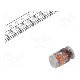 50 pcs : BAV302-TR - Diode: switching, SMD, 200V, 0.25A, 50ns, MicroMELF, Ufmax: 1V